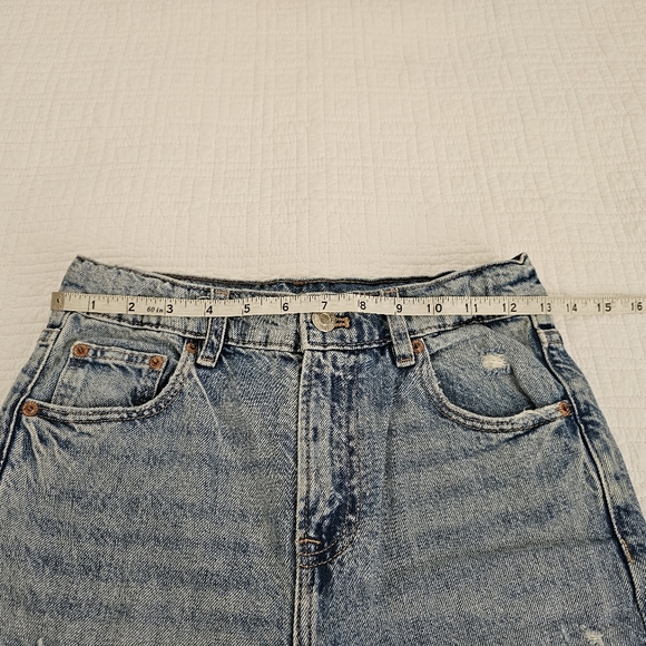 Zara Girls Denim Ripped Jeans - Picture 8 of 14